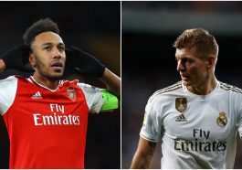 Pierre-Emerick Aubameyang și Toni Kroos